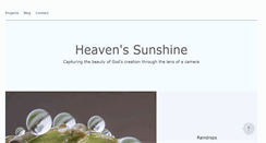 Desktop Screenshot of heavenssunshine.com